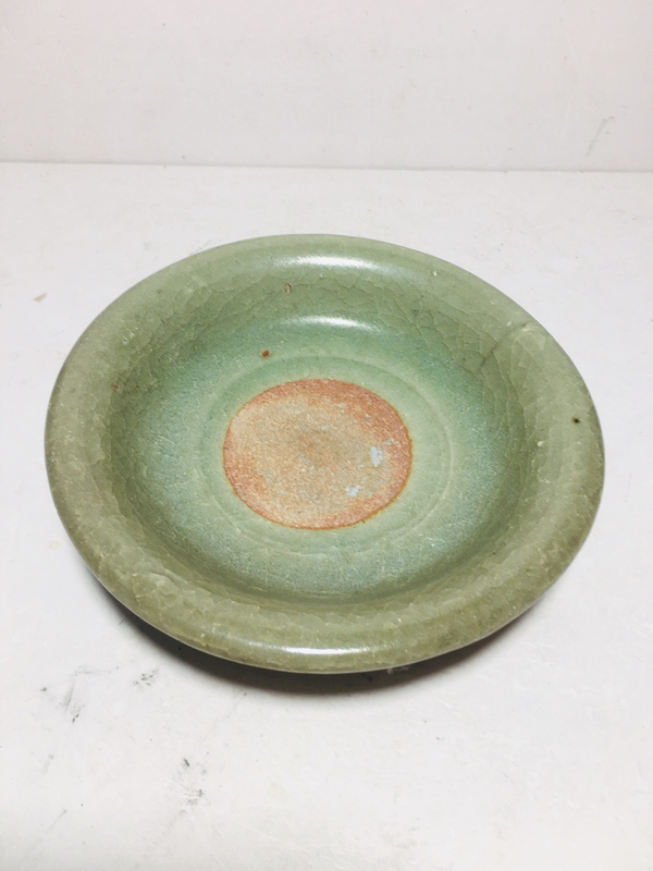古玩陶瓷龍泉窯帝皇翡翠綠玉化官釉筆洗/壺托壺承拍賣,當前價格0元