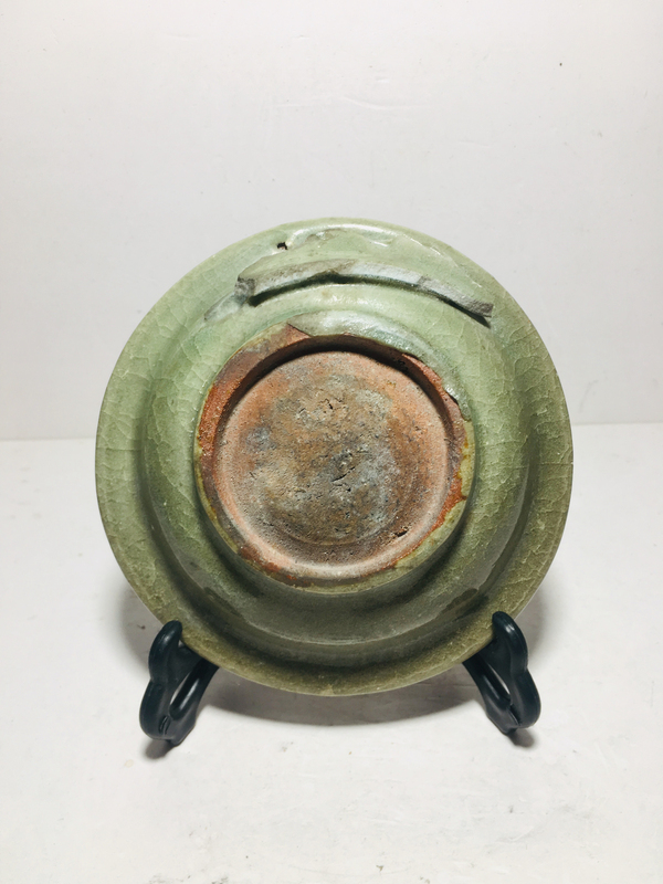 古玩陶瓷龍泉窯帝皇翡翠綠玉化官釉筆洗/壺托壺承拍賣,當前價格0元