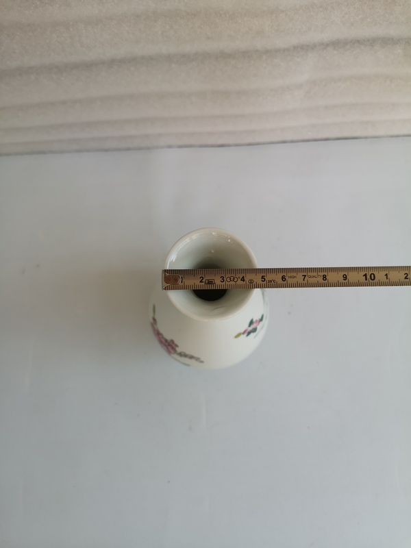 古玩陶瓷八十年代鶴紋玉壺春瓶拍賣,當前價格298元