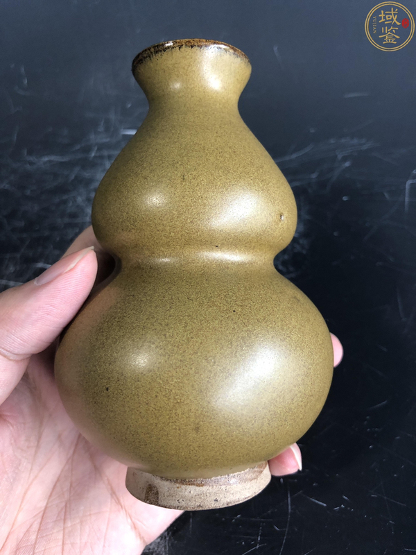 古玩陶瓷茶葉末釉葫蘆瓶拍賣，當前價格3000元