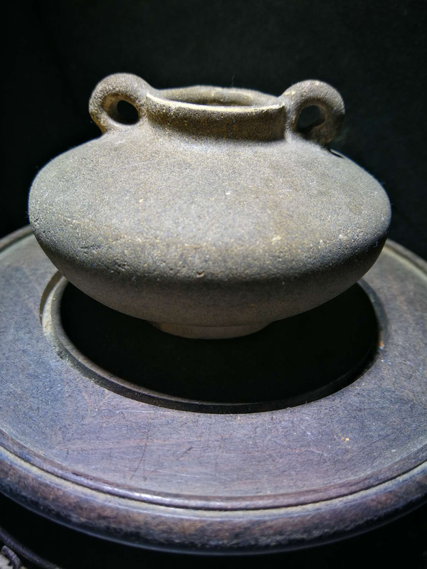 古玩转卖【馆藏级】吉州窑酱釉双系水盂【平台仅此一件】【有着极高的收藏价值】拍卖，当前价格6666元