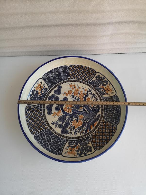 古玩陶瓷歲寒三友松竹梅彩瓷盤拍賣,當(dāng)前價(jià)格398元