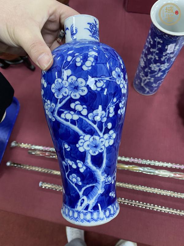 古玩陶瓷青花冰梅梅瓶真品鑒賞圖