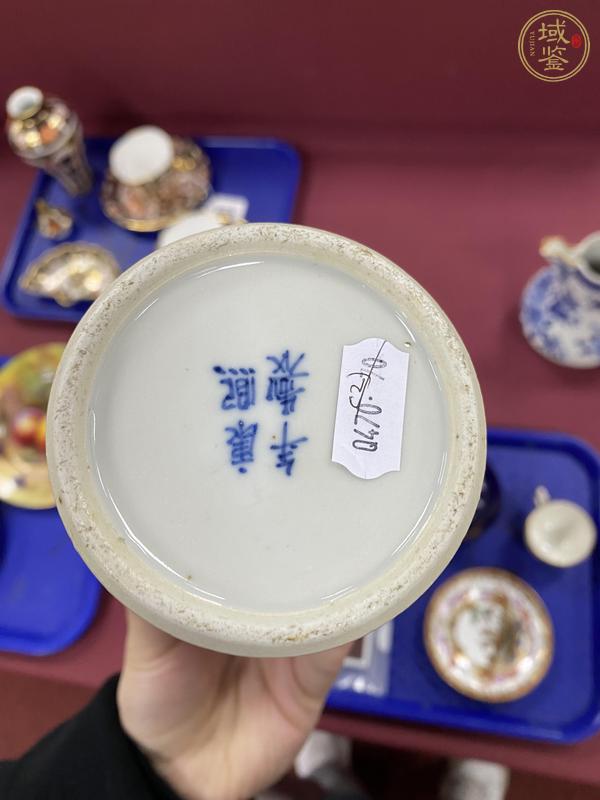 古玩陶瓷青花花鳥瓶真品鑒賞圖