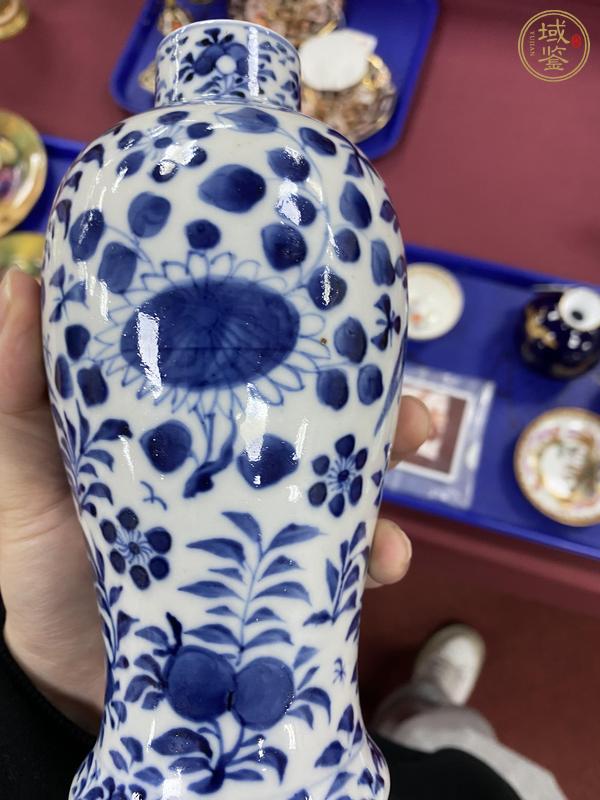 古玩陶瓷青花花鳥瓶真品鑒賞圖