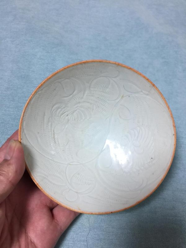 古玩陶瓷影青釉花卉紋碗拍賣,當前價格3000元