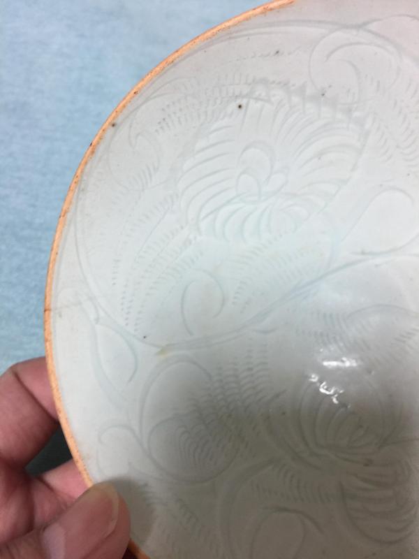 古玩陶瓷影青釉花卉紋碗拍賣,當前價格3000元