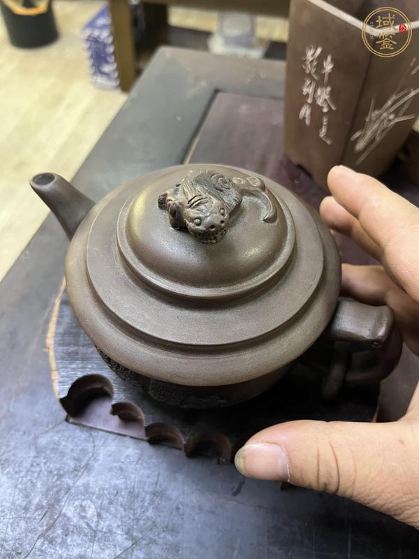 古玩陶瓷張順榮款識(shí)紫砂壺（存疑 最好上手）真品鑒賞圖