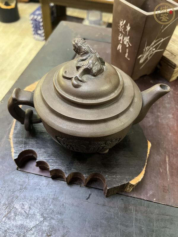 古玩陶瓷張順榮款識(shí)紫砂壺（存疑 最好上手）真品鑒賞圖