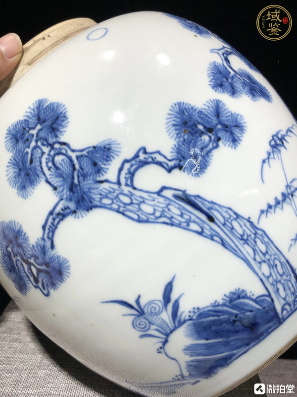 古玩陶瓷青花罐真品鑒賞圖