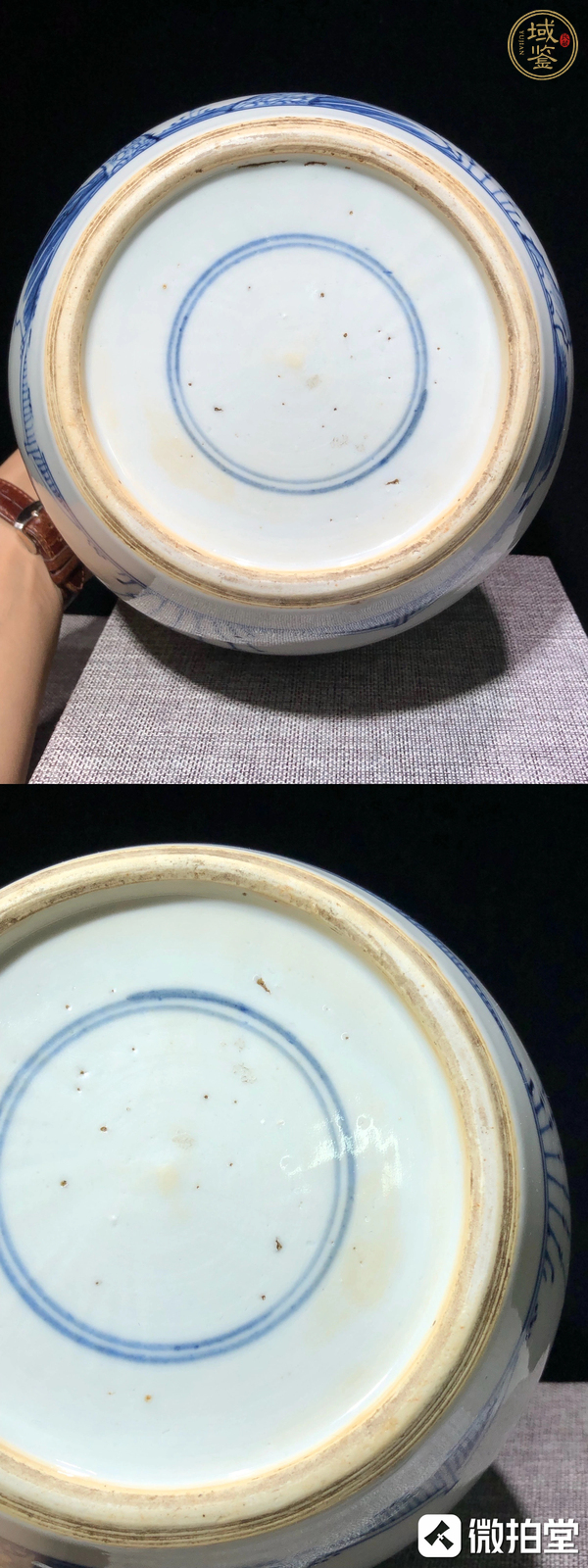 古玩陶瓷青花罐真品鑒賞圖