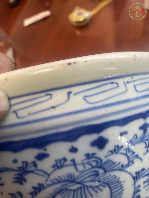 古玩陶瓷青花小缸真品鑒賞圖