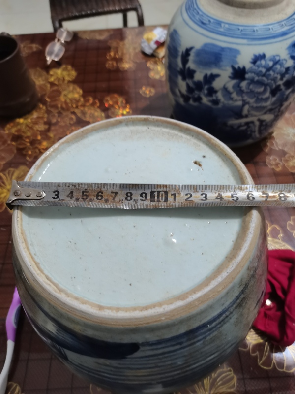古玩陶瓷乾隆青花山水最最大號罐,罐子王,看圖片拍賣,當前價格3899元