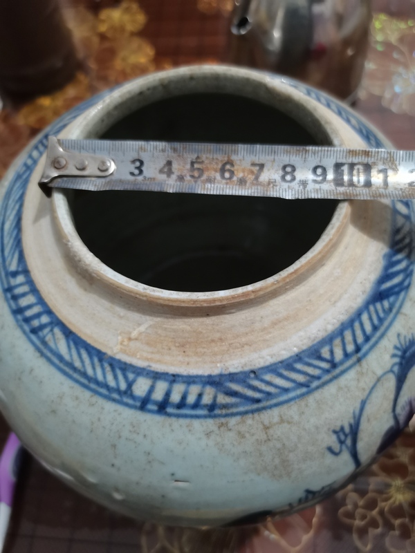 古玩陶瓷乾隆青花山水最最大號罐,罐子王,看圖片拍賣,當前價格3899元