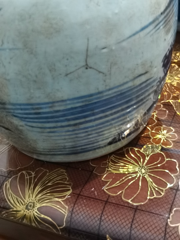 古玩陶瓷乾隆青花山水最最大號罐,罐子王,看圖片拍賣,當前價格3899元