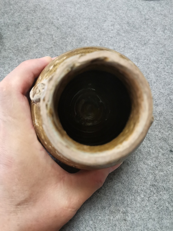 古玩陶瓷【實物保真】宋.醬釉雙系罐拍賣,當(dāng)前價格2980元