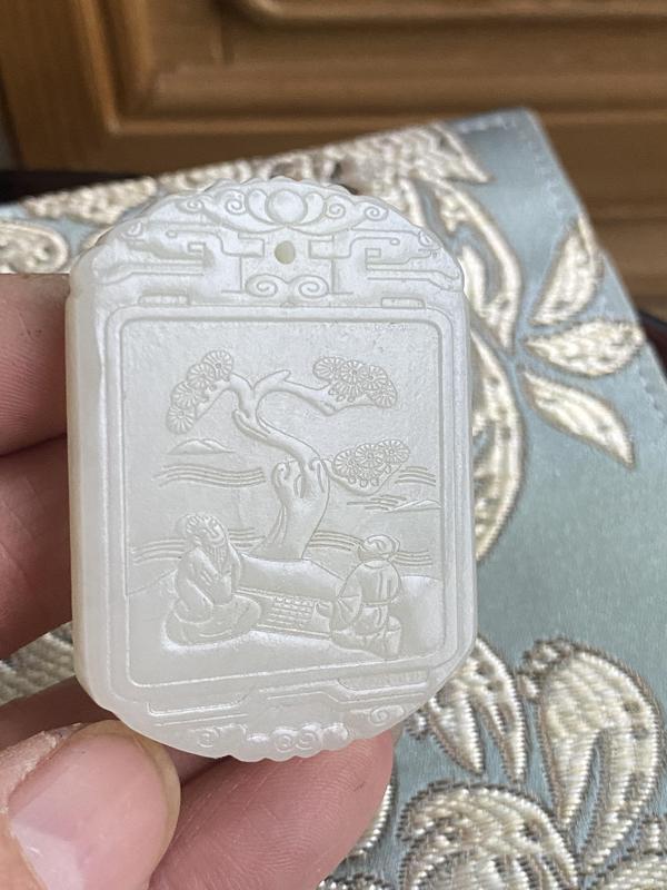 古玩玉器玉牌子拍賣,當前價格2600元