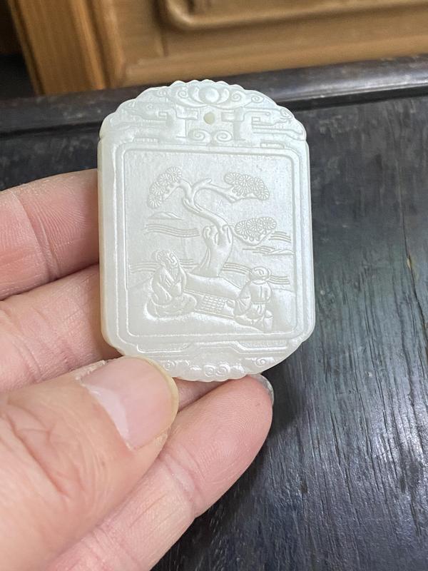 古玩玉器玉牌子拍賣,當前價格2600元