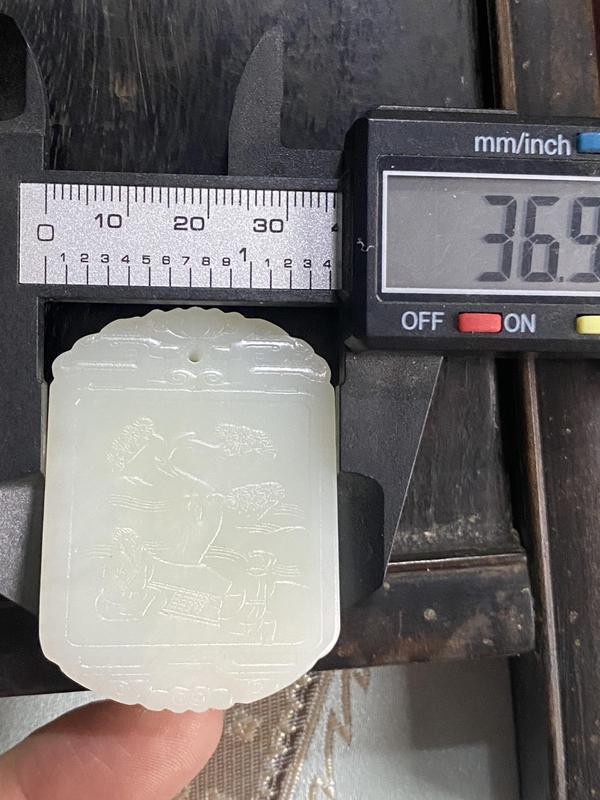 古玩玉器玉牌子拍賣,當前價格2600元