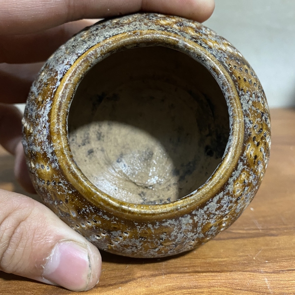 古玩陶瓷醬釉文房水盂拍賣,當前價格6000元