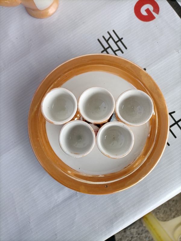 古玩陶瓷六十至八十年代花鳥紋茶器拍賣，當(dāng)前價格188元