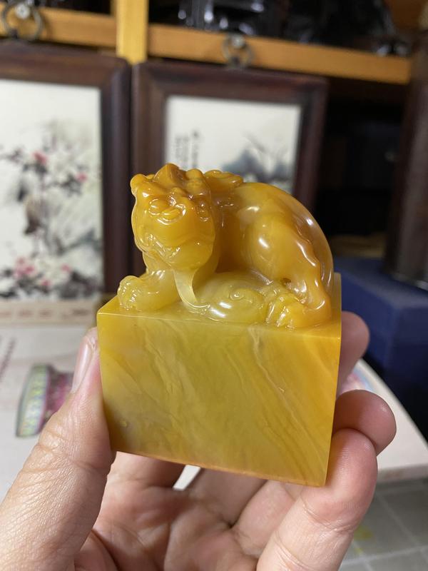 古玩雜項(xiàng)壽山石印章拍賣,當(dāng)前價(jià)格4500元