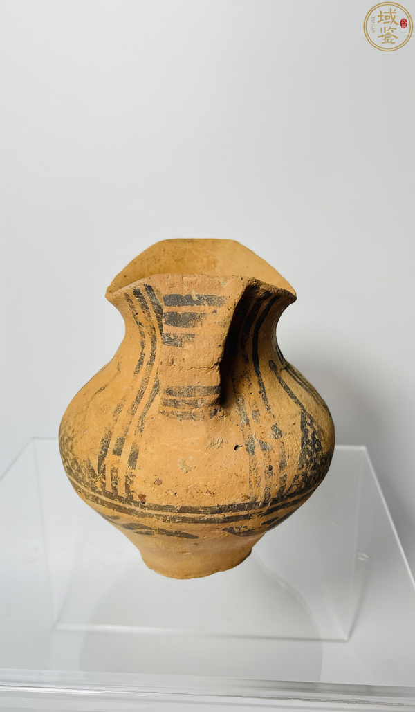 古玩陶瓷馬家窯文化馬廠類型彩繪雙系罐拍賣，當(dāng)前價(jià)格599元