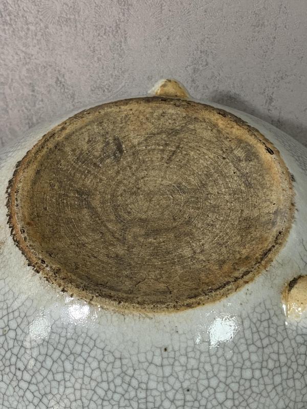 古玩陶瓷乾隆哥釉缽式爐拍賣,當前價格2988元