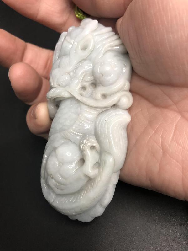 古玩玉器翡翠把件拍賣,當(dāng)前價(jià)格1000元
