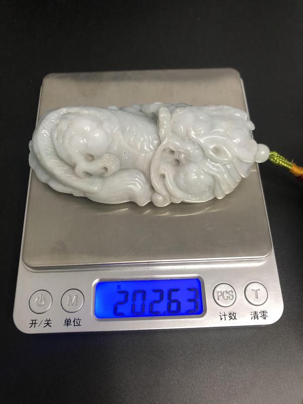 古玩玉器翡翠把件拍賣,當(dāng)前價(jià)格1000元