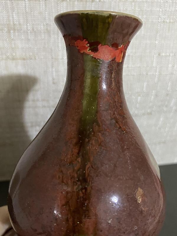 古玩陶瓷晚清窯變釉葫蘆瓶拍賣,當前價格3999元
