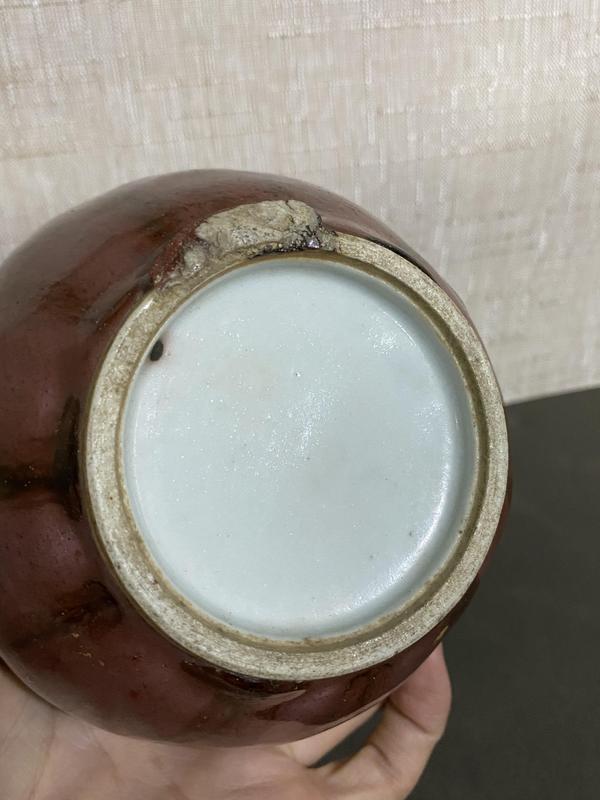 古玩陶瓷晚清窯變釉葫蘆瓶拍賣,當前價格3999元