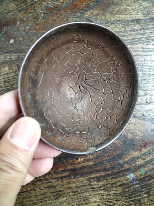 古玩陶瓷南宋建窯龜背盞拍賣,當前價格8600元
