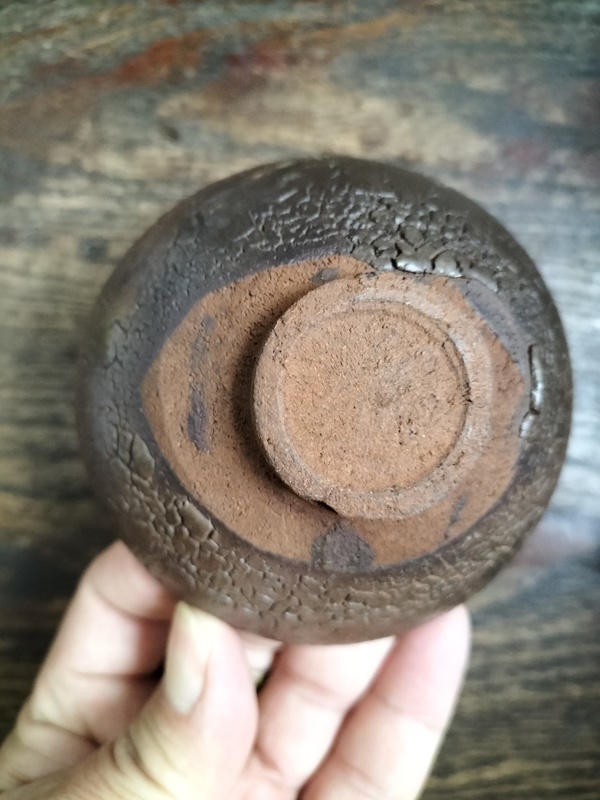 古玩陶瓷南宋建窯龜背盞拍賣,當前價格8600元