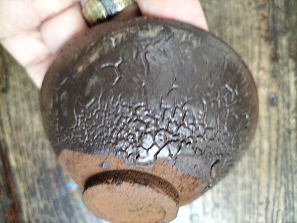 古玩陶瓷南宋建窯龜背盞拍賣,當前價格8600元