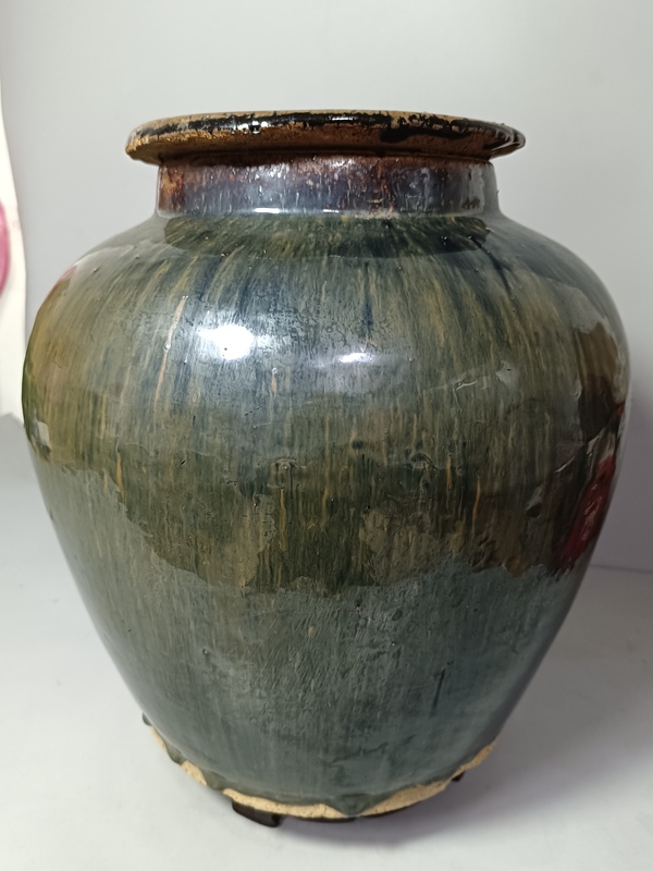 古玩陶瓷精美清代磁州窯系黑釉蓋罐拍賣,當前價格1299元