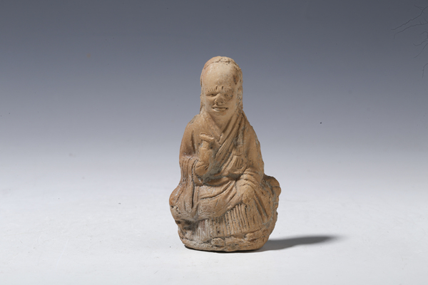 古玩陶瓷元代·陶人物擺件拍賣,當(dāng)前價格1800元