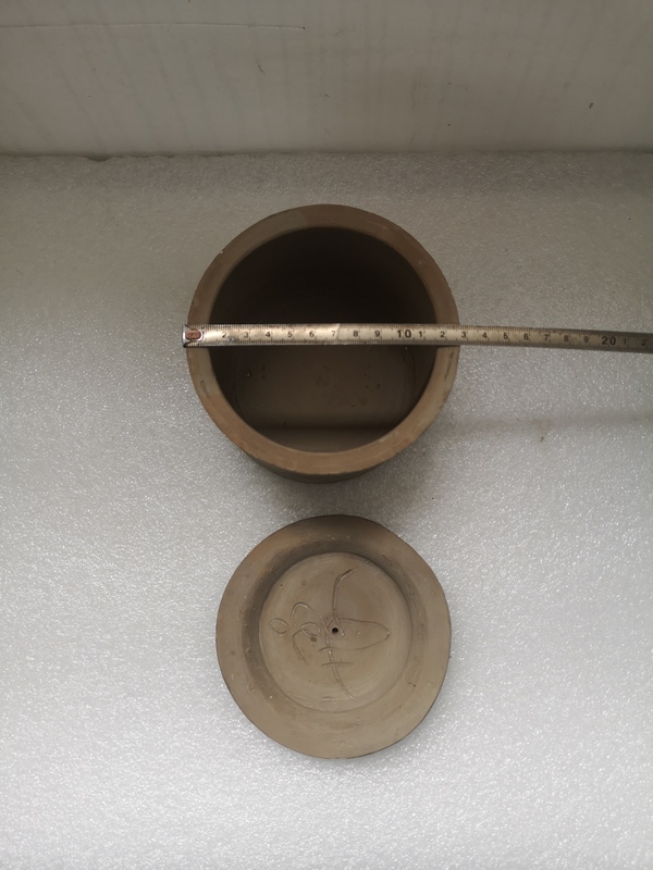 古玩陶瓷民國(guó)刻花蘆雁紋蛐蛐陶罐拍賣(mài),當(dāng)前價(jià)格456元