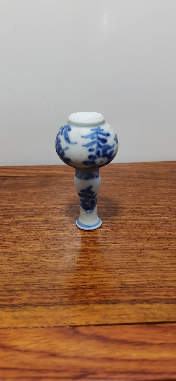 古玩陶瓷康熙青花花卉紋葫蘆瓶拍賣,當前價格1508元
