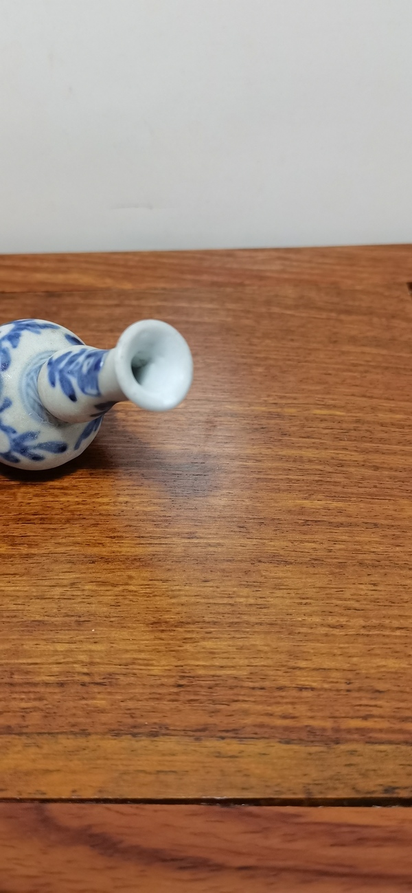 古玩陶瓷康熙青花花卉紋葫蘆瓶拍賣,當前價格1508元