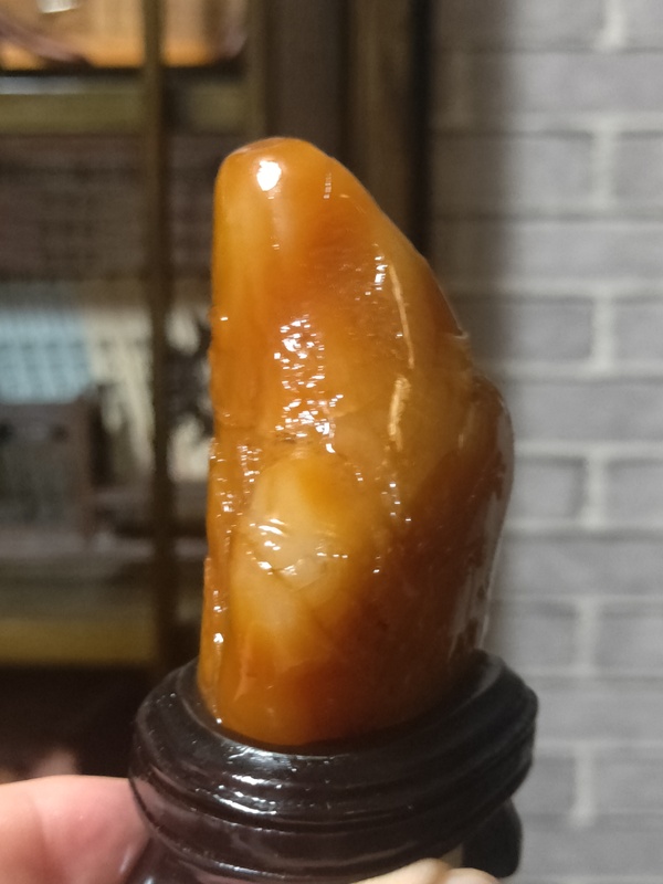 古玩雜項田黃薄意山子擺件拍賣,當前價格53800元