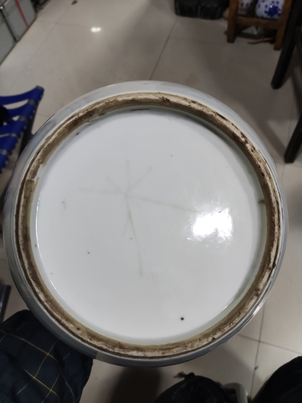 古玩陶瓷民國三娘教子圖彩繪冬瓜罐拍賣,當前價格1688元