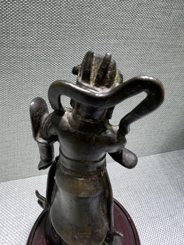 古玩铜器明代武财神赵公明（本人看到宋代）拍卖，当前价格26000元