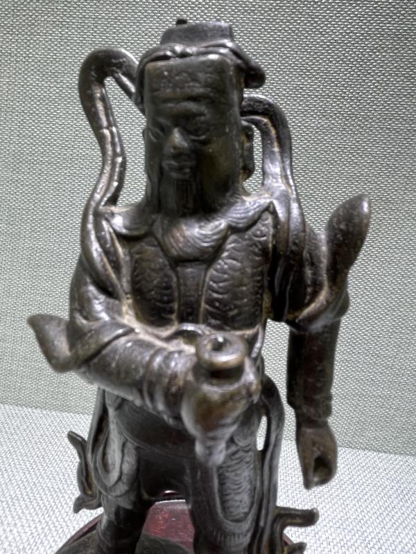 古玩铜器明代武财神赵公明（本人看到宋代）拍卖，当前价格26000元