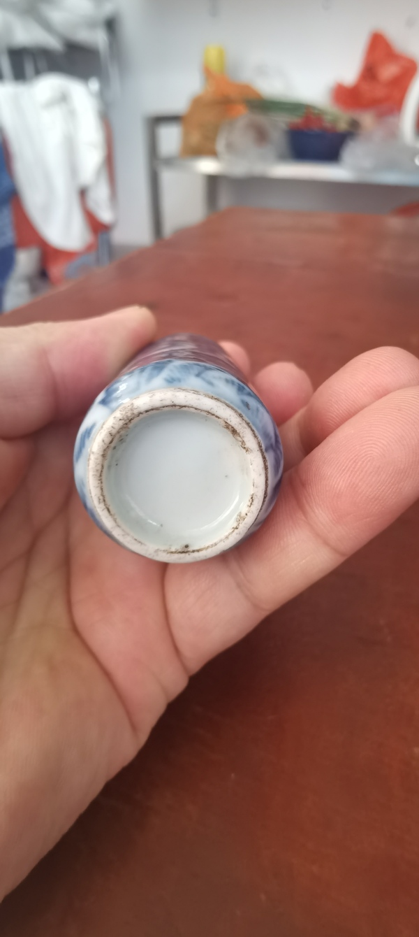 古玩陶瓷青花釉里紅鼻煙壺拍賣,當前價格6800元