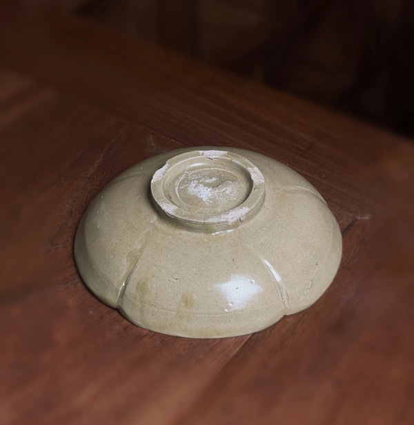 古玩陶瓷青瓷葵口洗拍賣,當前價格8000元