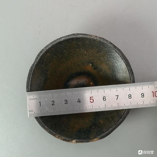 古玩陶瓷建窯系芝麻釉茶盞拍賣,當前價格299元