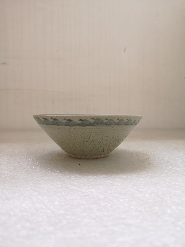 古玩陶瓷晚明青花碗拍賣,當(dāng)前價(jià)格480元