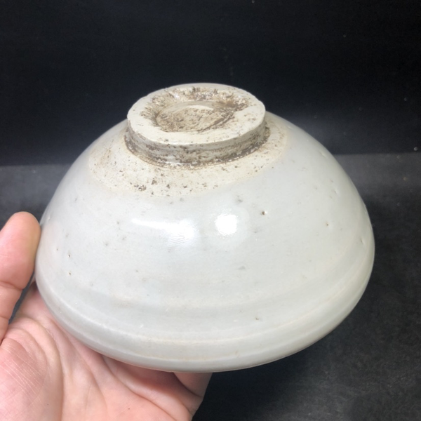 古玩陶瓷【重器】元代卵白釉大碗可以和鈞瓷媲美拍賣，當前價格3000元