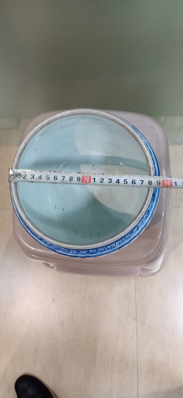 古玩陶瓷乾隆青花纏枝花卉紋粥罐拍賣,當前價格2600元